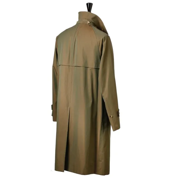 Coherence Coat "Fou Fou Ii" Made Of Japanese Cotton Gabardine