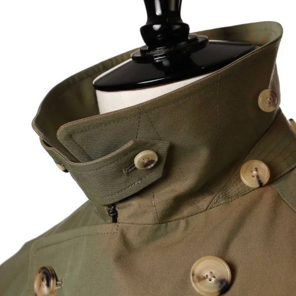 Coherence Coat "Fou Fou Ii" Made Of Japanese Cotton Gabardine