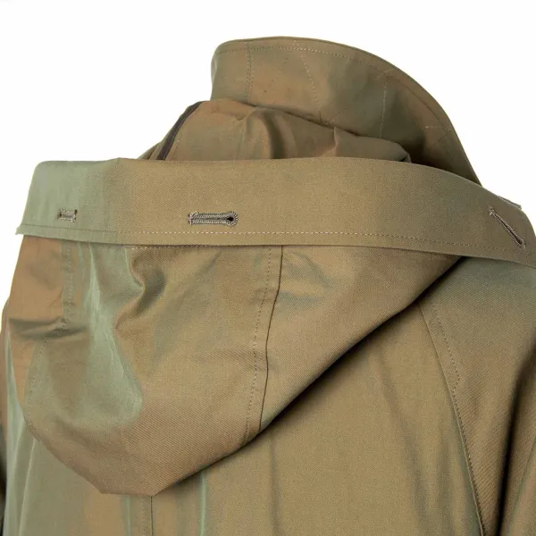 Coherence Coat "Fou Fou Ii" Made Of Japanese Cotton Gabardine