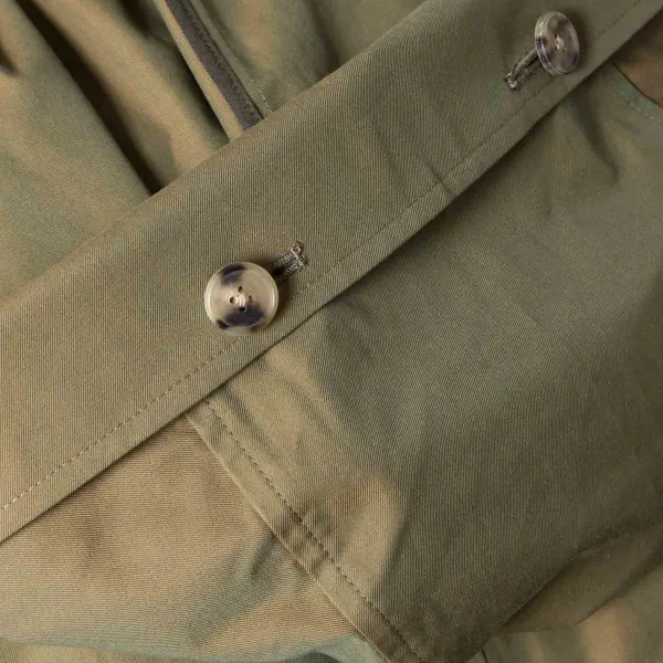 Coherence Coat "Fou Fou Ii" Made Of Japanese Cotton Gabardine