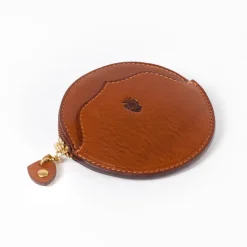 Felisi Cognac-Colored Calfskin Case With Zip