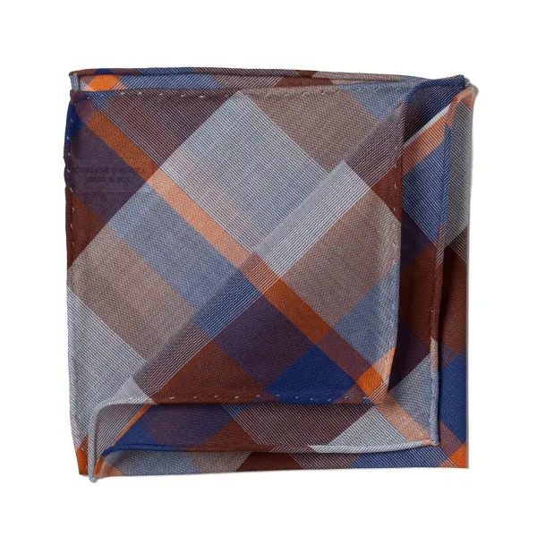 Simonnot-Godard Colorful Patterned Cotton Pocket Square