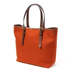 Felisi Cotton Canvas And Saddle Leather Bag