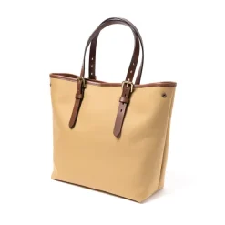 Felisi Cotton Canvas And Saddle Leather Bag