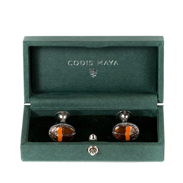 Codis Maya Cufflink "Scarab