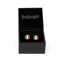 Barbarulo Napoli Cufflinks "Le Royal Italy" Made Of Sterling Silver - Purely Handcrafted