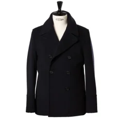 Sealup Dark Blue Caban Jacket "Amalfi" Made Of Water Repellent Wool