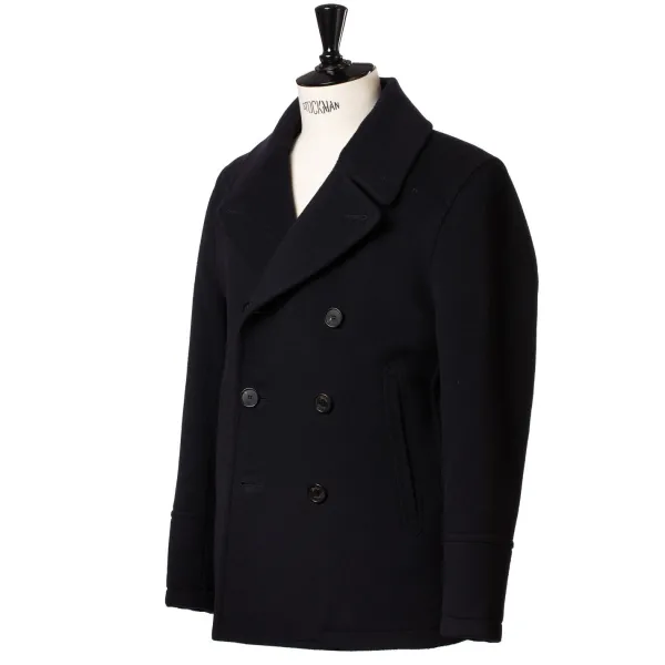 Sealup Dark Blue Caban Jacket "Amalfi" Made Of Water Repellent Wool