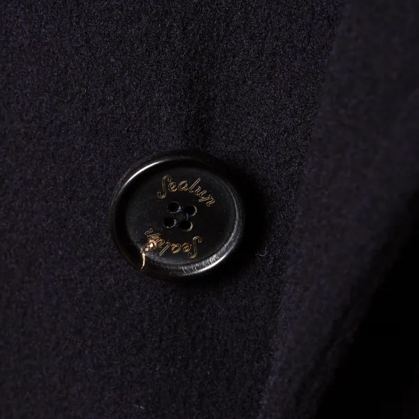 Sealup Dark Blue Caban Jacket "Amalfi" Made Of Water Repellent Wool