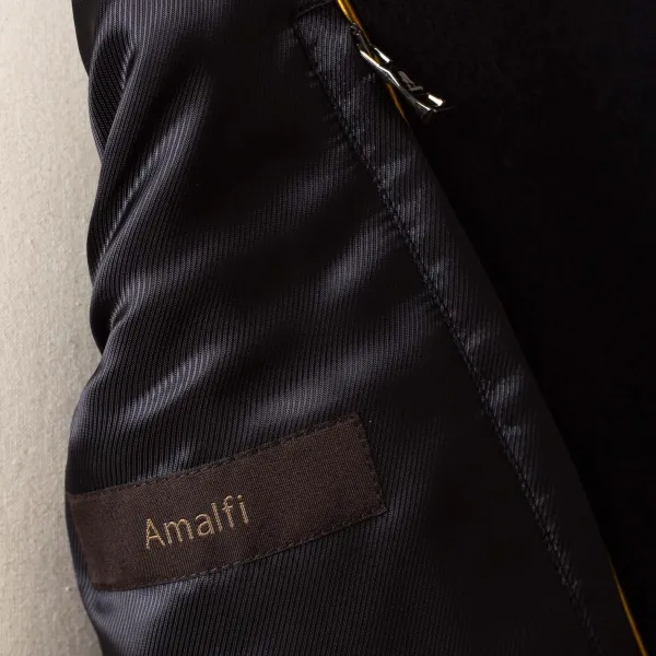 Sealup Dark Blue Caban Jacket "Amalfi" Made Of Water Repellent Wool