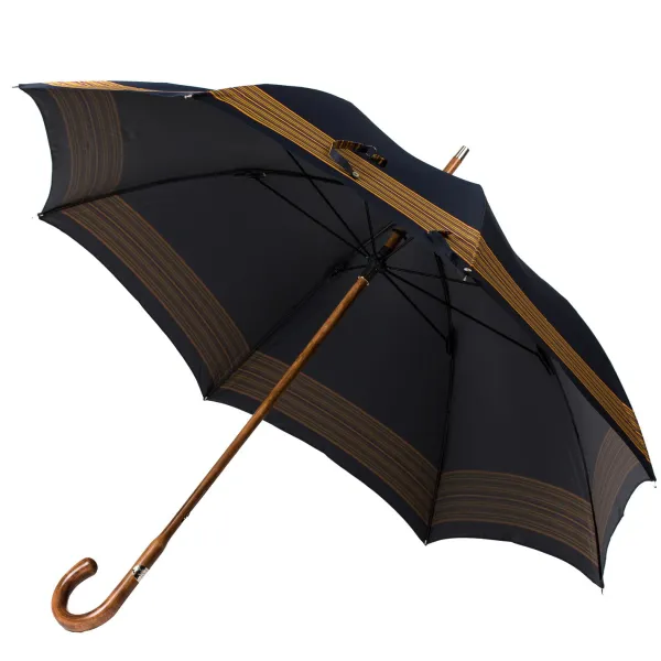 Maglia Dark Blue Cane Umbrella "Lord" With Polished Maple Handle