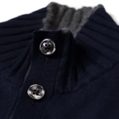 Cesare Attolini Dark Blue Cardigan