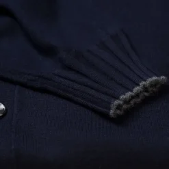 Cesare Attolini Dark Blue Cardigan