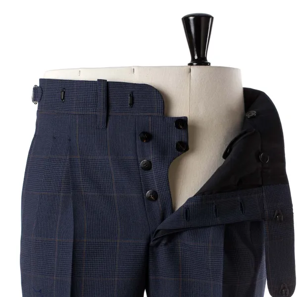Cesare Attolini Dark Blue Suit "Magistrale" Made Of English High Twist Wool - Purely H