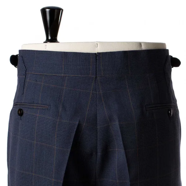 Cesare Attolini Dark Blue Suit "Magistrale" Made Of English High Twist Wool - Purely H