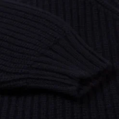 William Lockie Dark Blue Sweater 