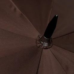 Maglia Dark Brown Sporty Umbrella With Hand-Sewn Leather Handle