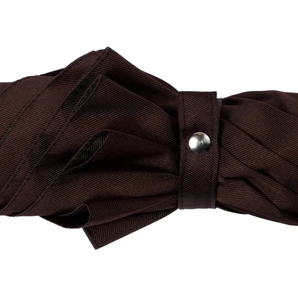 Maglia Dark Brown Sporty Umbrella With Hand-Sewn Leather Handle
