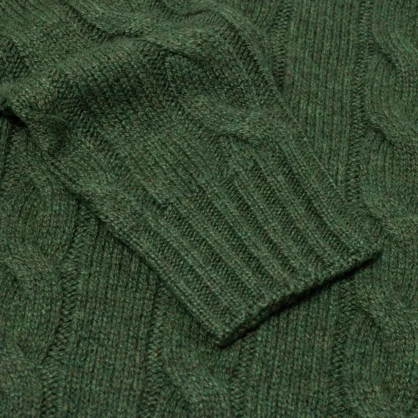Di Poldo Delle Alpi Torino" Turtleneck Sweater In Pure Cariaggi Cashmere - Hand