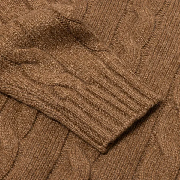 Di Poldo Delle Alpi Torino" Turtleneck Sweater In Pure Cariaggi Cashmere - Hand