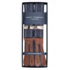 Albert Thurston Denim Blue Braces "Dugdale Chalkstripe-Flannel" With Buttons