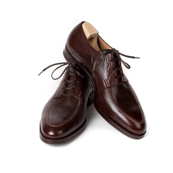 Saint Crispin's Derby "Ghillie" Made Of Brown Calfskin "Russian Calf" - Purely Handcra