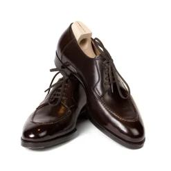 Saint Crispin's Derby "Split Toe Apron" Made From Brown Calfskin - Purely Handcrafted