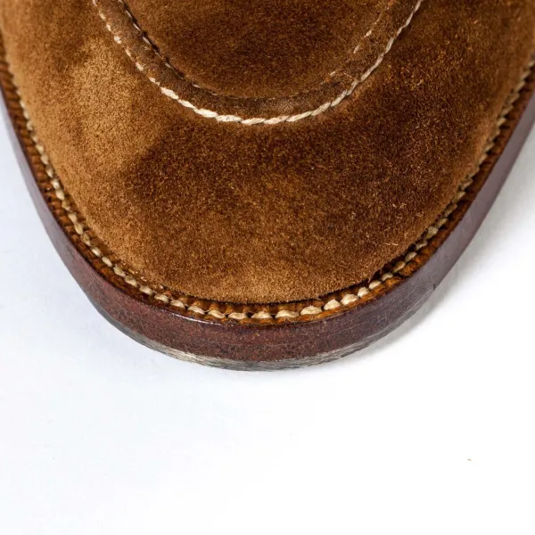 Saint Crispin's Double Monk "Apron" Made Of Light Brown Calfskin