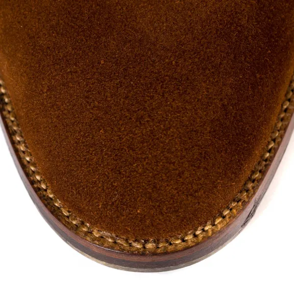 Saint Crispin's Double Monk Made Of Cognac-Colored Leather - Purely Handcrafted