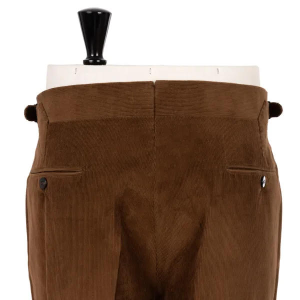 Cesare Attolini Double-Breasted Fine Corduroy Suit "Lusso Nel Paese" Made Of Original