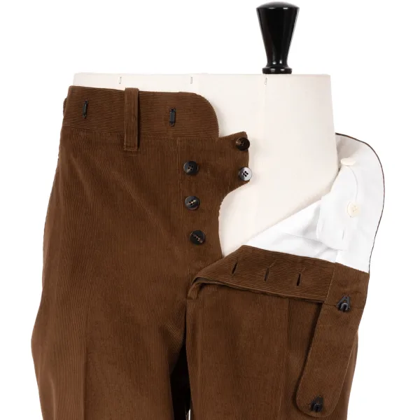 Cesare Attolini Double-Breasted Fine Corduroy Suit "Lusso Nel Paese" Made Of Original