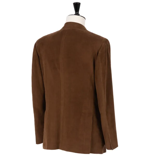 Cesare Attolini Double-Breasted Fine Corduroy Suit "Lusso Nel Paese" Made Of Original