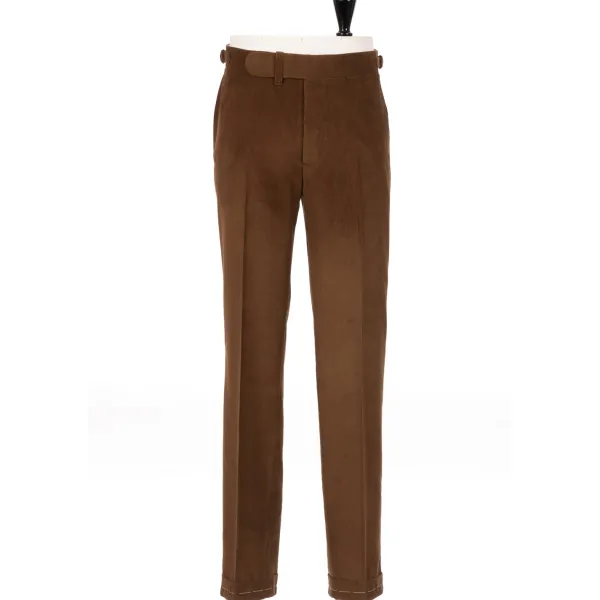 Cesare Attolini Double-Breasted Fine Corduroy Suit "Lusso Nel Paese" Made Of Original