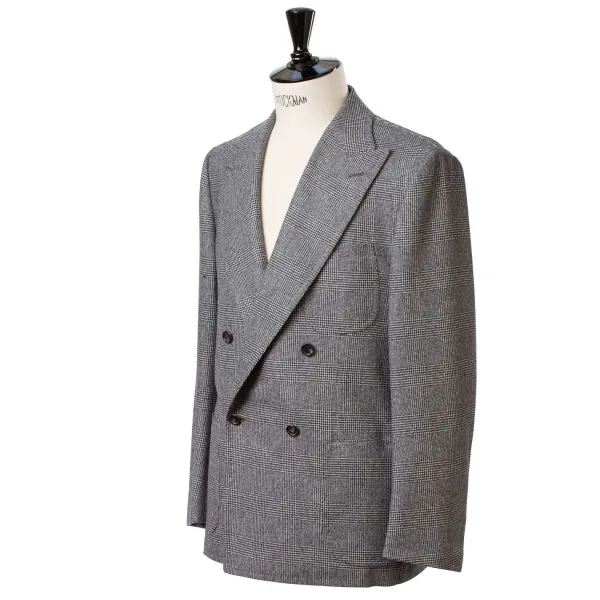 Cesare Attolini Double-Breasted Suit "Il Vero Gentiluomo" Made Of English Wool By Fox