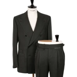 Cesare Attolini Double-Breasted Suit "Nuovo Cavalleria" In Pure Wool - Pure Handmade