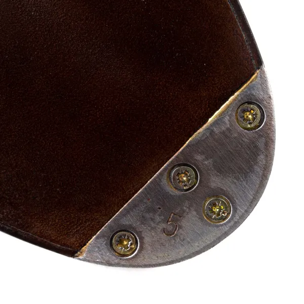 Saint Crispin's Dress Loafer "Buckle" Made Of Dark Brown Calfskin - Purely Handcrafted