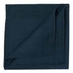 Simonnot-Godard Duras Nuit Pocket Square Made Of Linen And Cotton