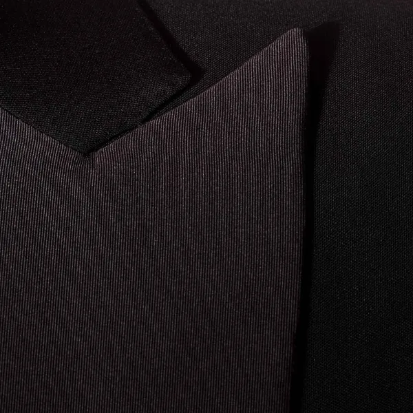De Petrillo English Wool Blend Tuxedo "Mixed Barathea" - Handmade