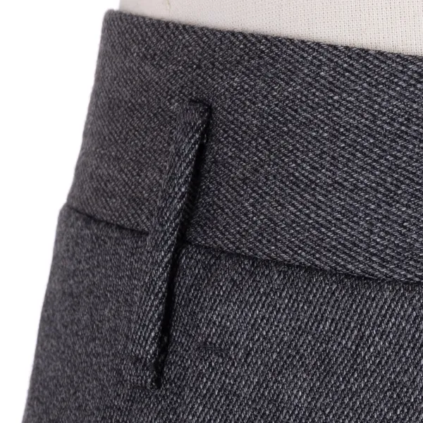 Rota Sartorial Exclusive For Michael Jondral: Grey Trousers "Hollywood" With Two Plea