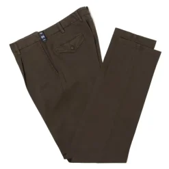 Rota Sport Exclusive For Michael Jondral: Brown Pants "Soft Chino" In A Cotton Mi