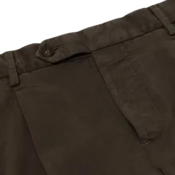 Rota Sport Exclusive For Michael Jondral: Brown Pants "Soft Chino" In A Cotton Mi