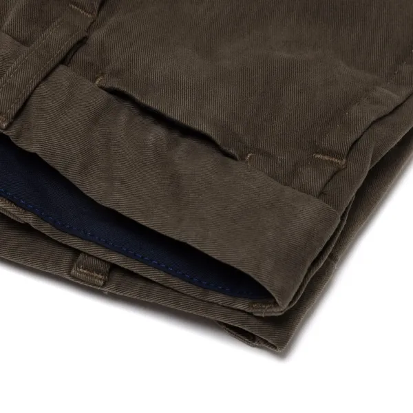 Rota Sport Exclusive For Michael Jondral: Brown Pants "Soft Chino" In A Cotton Mi