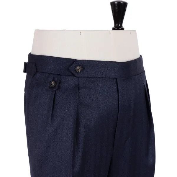 Rota Sartorial Exclusive For Michael Jondral: Trousers "New York" With Two Pleats - R