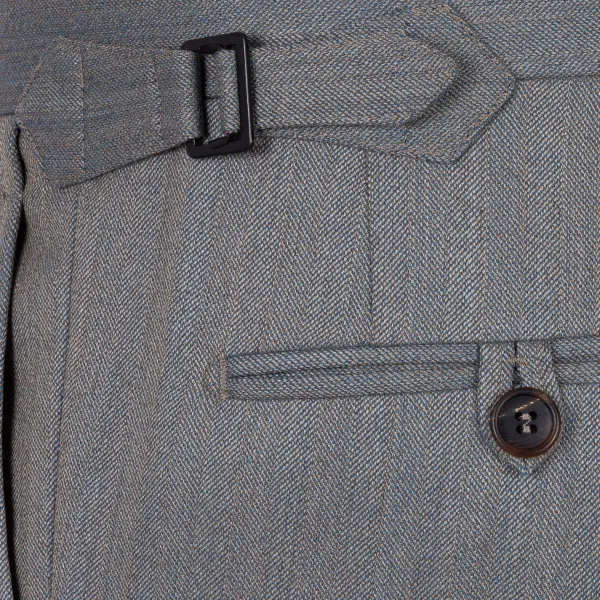 Rota Sartorial Exclusive For Michael Jondral: Trousers "New York" With Two Pleats - R