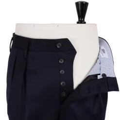 Rota Sartorial Exclusive For Michael Jondral: Dark Blue Trousers