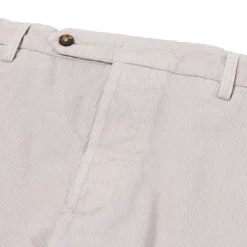 Rota Sport Exclusive For Michael Jondral: Cream-Colored Fine Corduroy Pants In "P
