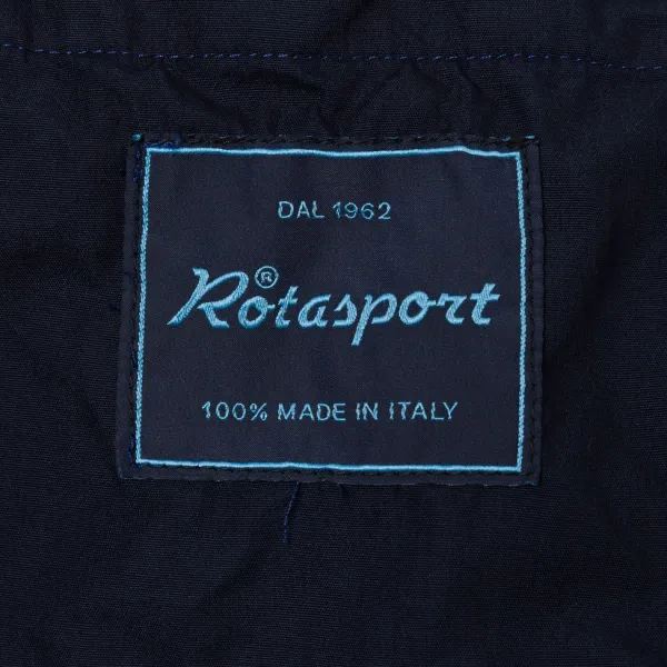 Rota Sport Exclusive For Michael Jondral: Dark Blue Fine Corduroy Pants In "Prewa