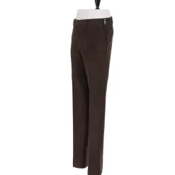 Rota Sartorial Exclusive To Michael Jondral: Dark Brown Trousers In English Cotton Mo