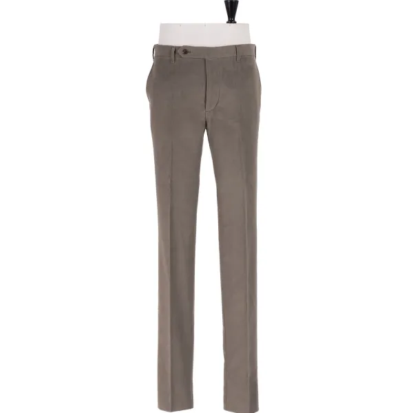 Rota Sartorial Exclusive To Michael Jondral: Khaki Green Trousers In English Cotton M