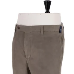 Rota Sartorial Exclusive To Michael Jondral: Khaki Green Trousers In English Cotton M
